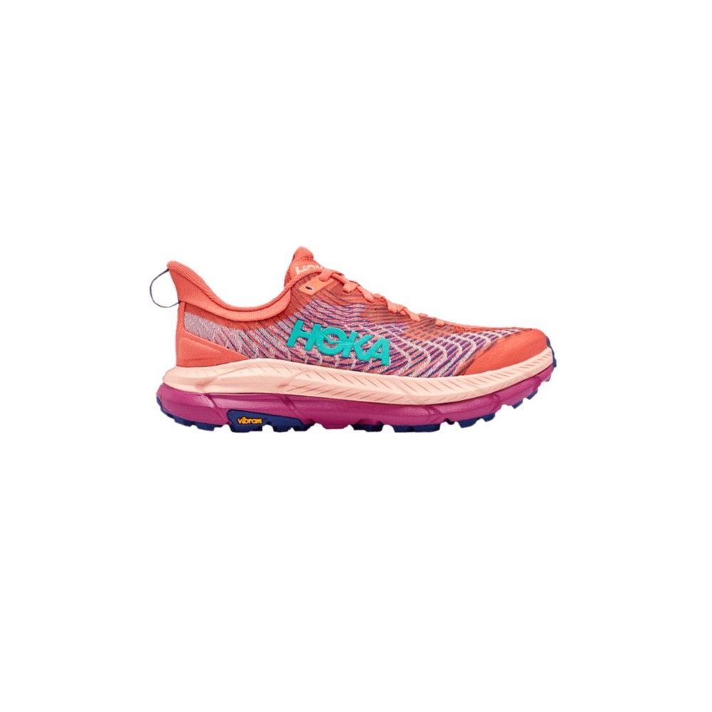 Hoka Mafate Speed Vibrant Orange and Purple Sneakers